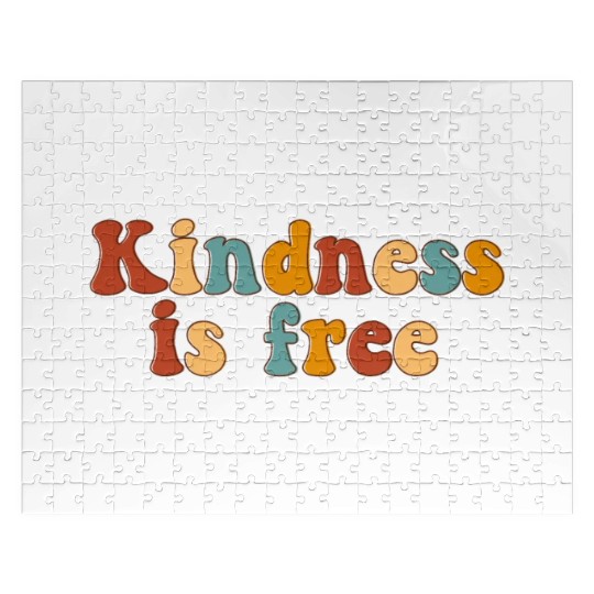 Kindness is free Jigsaw Puzzles