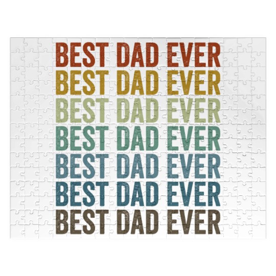 Best Dad Ever Guitarist Dad Guitar Player Jigsaw Puzzles