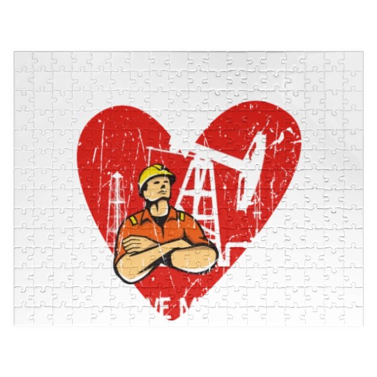 I love my job, but I love my rig more - Oilfield Jigsaw Puzzles