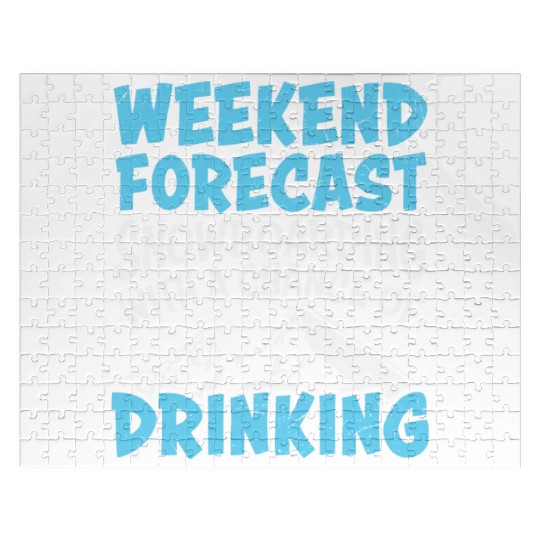 Weekend Forecast Snowboarding & Drinking Jigsaw Puzzles