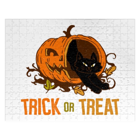 Cats trick or treat - Halloween Jigsaw Puzzles
