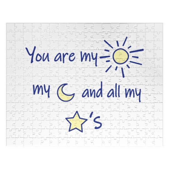 Sun Moon and Stars Jigsaw Puzzles