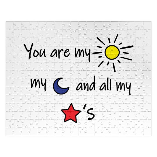 Sun Moon and Stars Jigsaw Puzzles