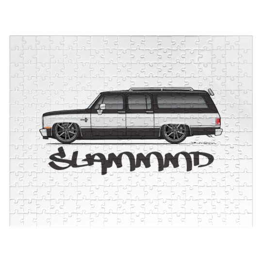 slammmd Midnight Black Jigsaw Puzzles