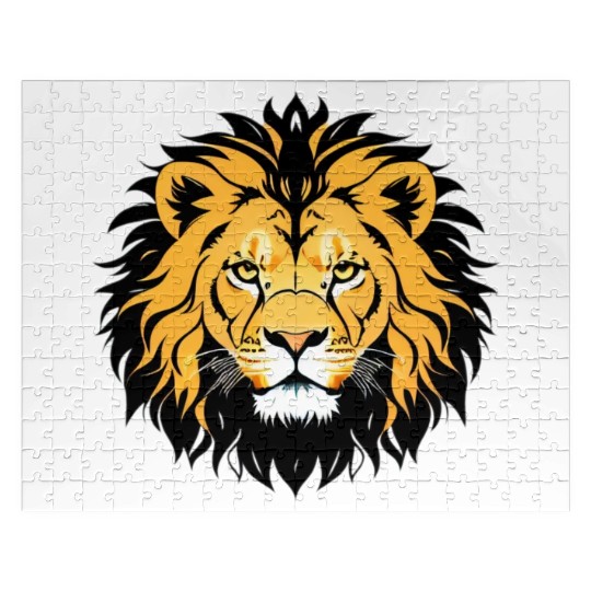 Royal Cartoon Lion - King of the Jungle 12 Jigsaw Puzzles