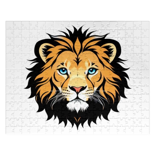 Royal Cartoon Lion - King of the Jungle 18 Jigsaw Puzzles