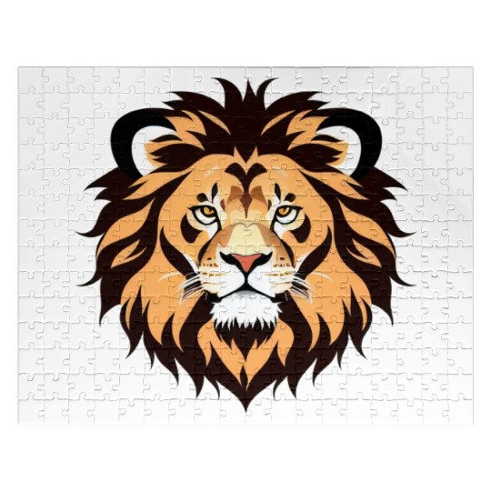 Royal Cartoon Lion - King of the Jungle 11 Jigsaw Puzzles