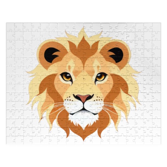 Royal Cartoon Lion - King of the Jungle 1 Jigsaw Puzzles