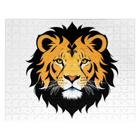 Royal Cartoon Lion - King of the Jungle 16 Jigsaw Puzzles