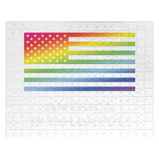 America Is Colorful! (Stars And Stripes) Jigsaw Puzzles
