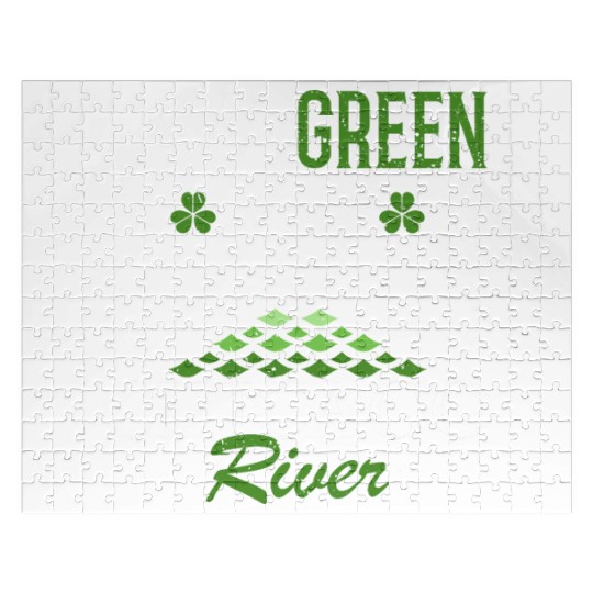 I'm As Green As The Chicago River St. Patrick's Jigsaw Puzzles