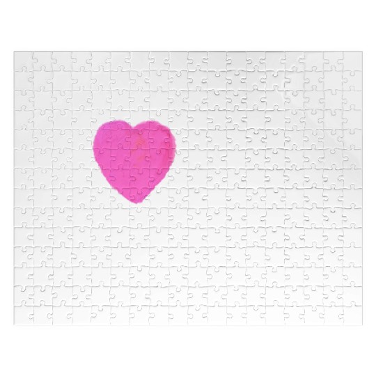 Forever and Always I Love My Boyfriend pink heart Jigsaw Puzzles