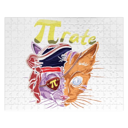 Pi Pirate Cat Math Holiday Mathematics Pi Day Jigsaw Puzzles