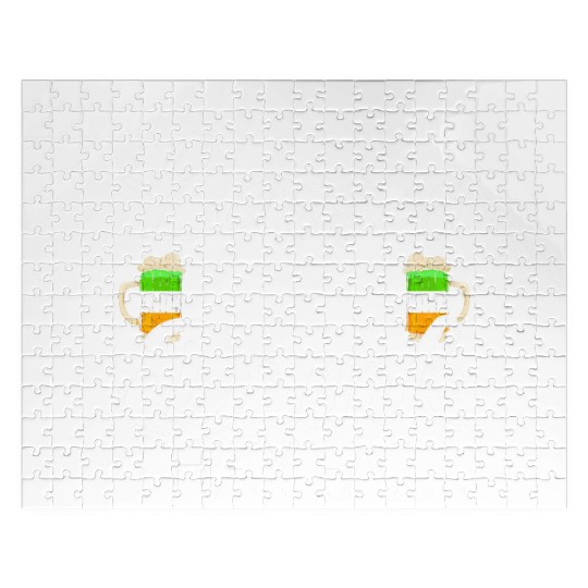 Irish Lasses We Drink They Fall - St Patricks Day Jigsaw Puzzles