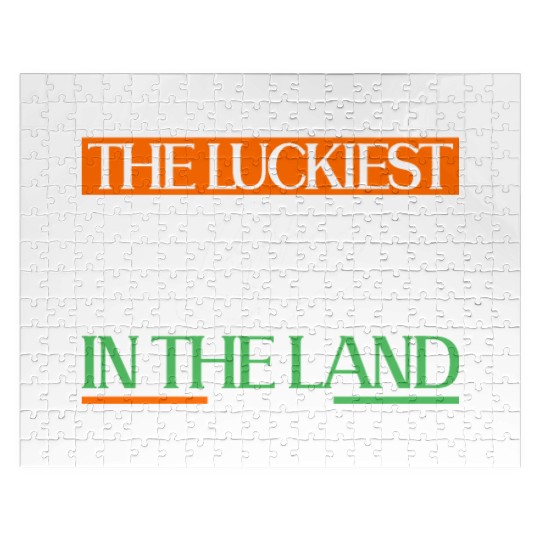 The Luckiest Lips In The Land - St Patricks Day Jigsaw Puzzles