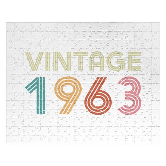 60th Birthday - Vintage 1963 Jigsaw Puzzles