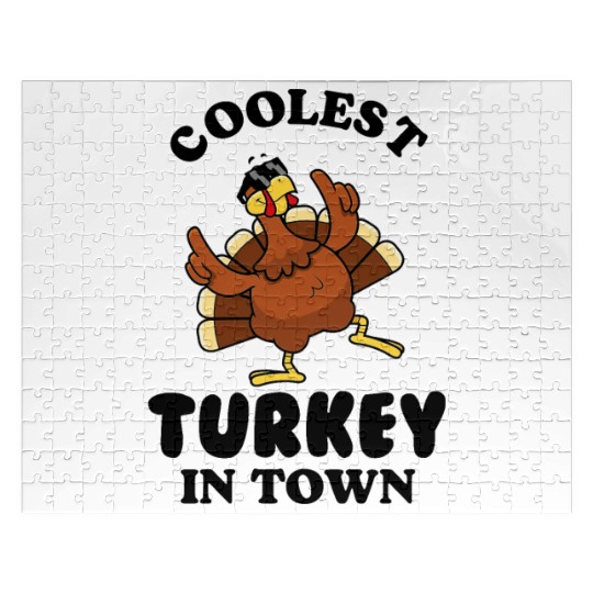 Coolest Turkey in Town Jigsaw Puzzles