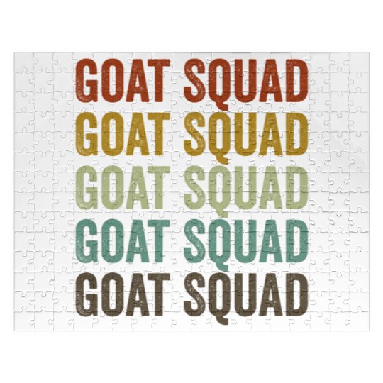 Goat Squad Goat Farmer Goat Squad Jigsaw Puzzles