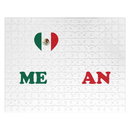 I Love My Awesome Mexican Husband Jigsaw Puzzles