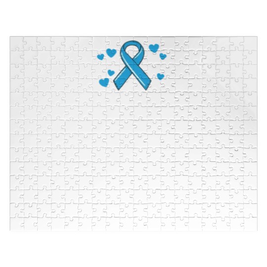 Friend Of A Warrior Support Team Prostate Cancer Jigsaw Puzzles