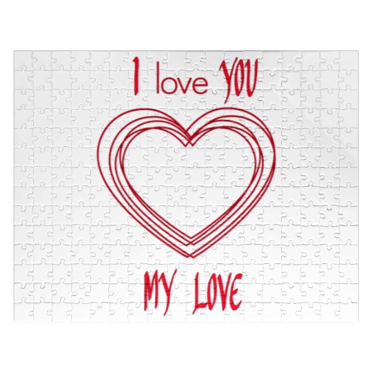 I love you my love Jigsaw Puzzles