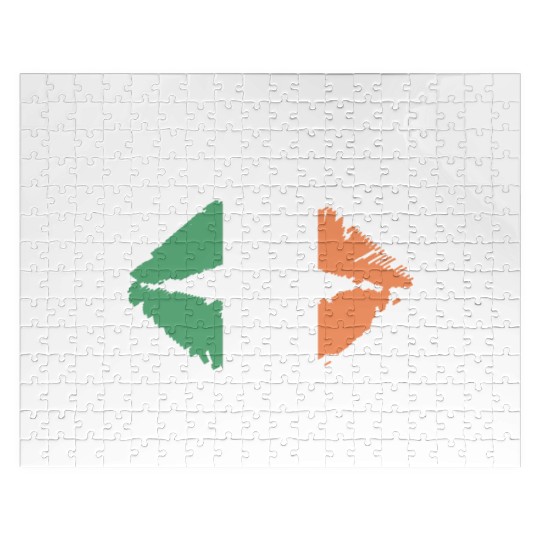 Kiss An Irish Man For Good Luck - St Patricks Day Jigsaw Puzzles