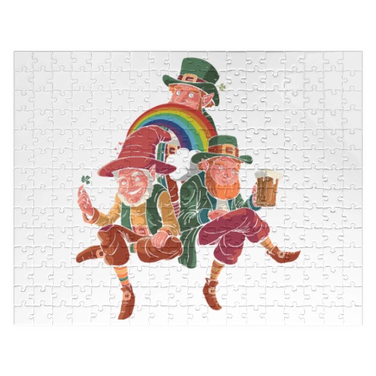 Three Leprechauns - St Patricks Day Irish Jigsaw Puzzles