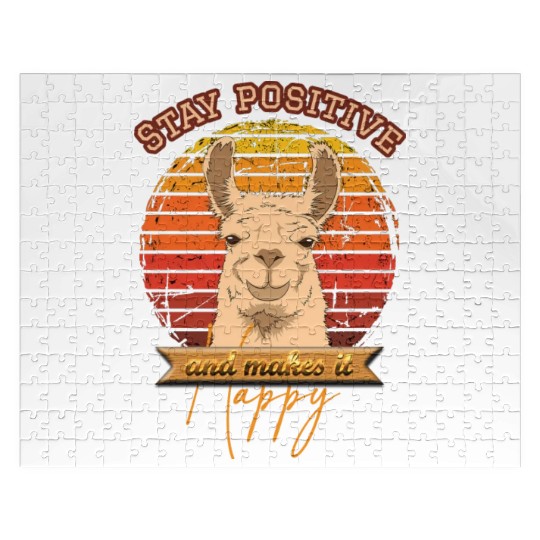 Stay positive and make it happy Jigsaw Puzzles
