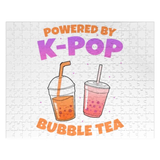 Powered By K-pop Bubble Tea Jigsaw Puzzles