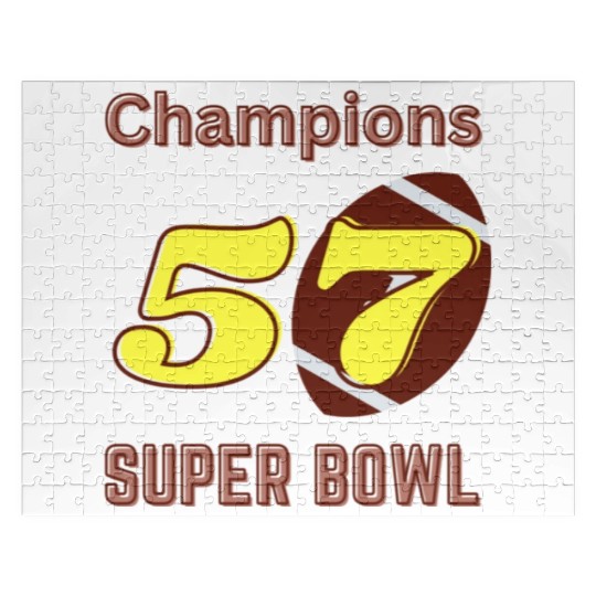 Super Bowl 57 champions Classic Jigsaw Puzzles