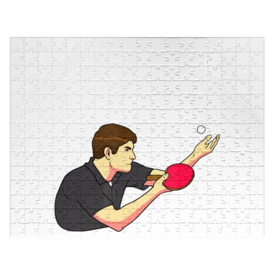 Ping Pong Is My Cardio Funny Table Tennis Jigsaw Puzzles