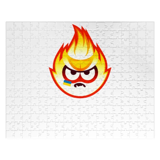 Ukrainian cotton meme, color, light text Jigsaw Puzzles