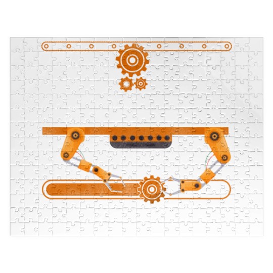 Robot Robotics Engineer Vintage Jigsaw Puzzles