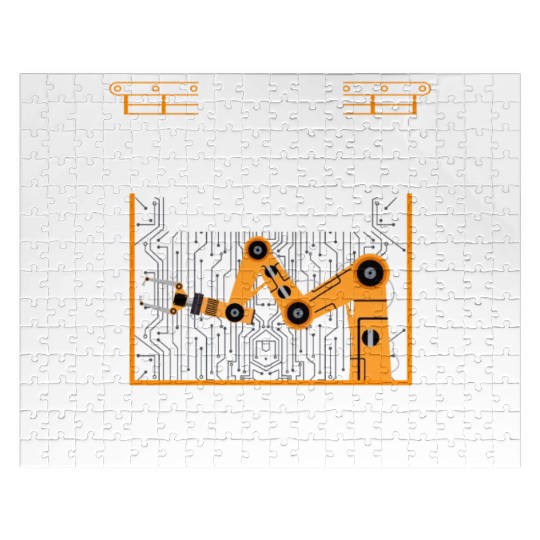 Robot Robotics Engineer Vintage Jigsaw Puzzles