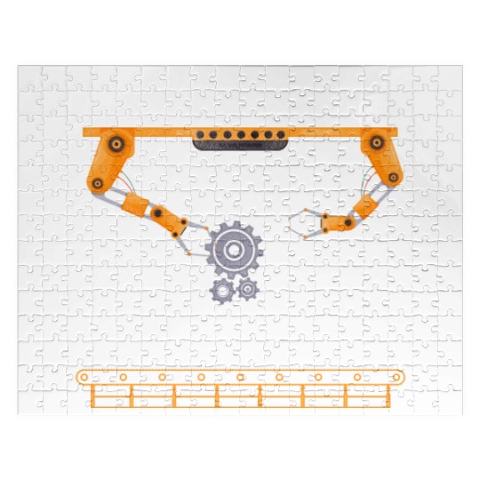 Robot Robotics Engineer Vintage Jigsaw Puzzles
