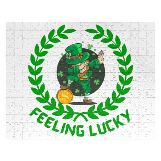 St Patricks day special feeling lucky Jigsaw Puzzles