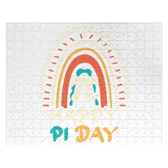 Vintage Pi Math Holiday Mathematics Groovy Pi Day Jigsaw Puzzles