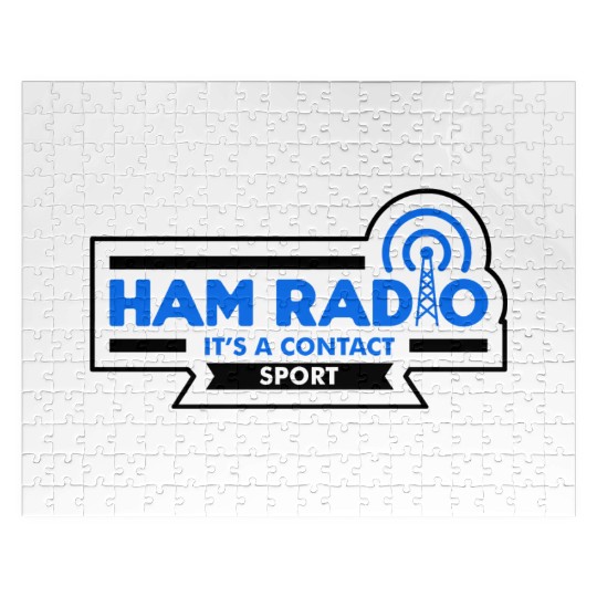 Ham Radio - It's a contact sport (light) Jigsaw Puzzles