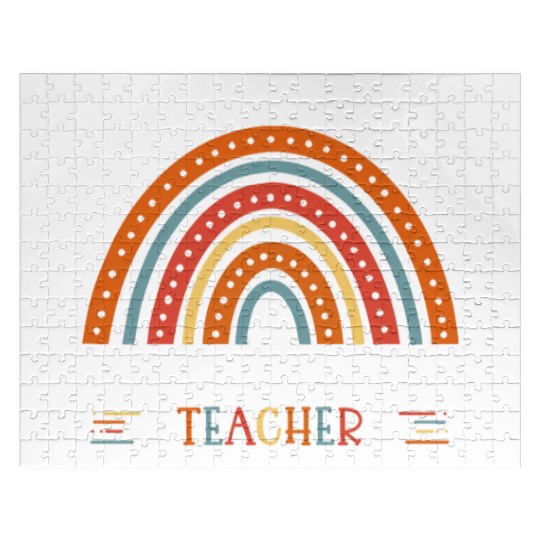 Educate Motivate Inspire Kindergarten Teacher Jigsaw Puzzles