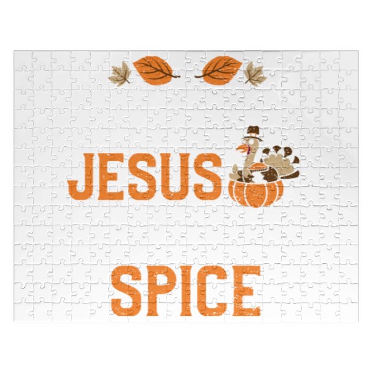 I Run On Jesus And Pumpkin Spice Jigsaw Puzzles