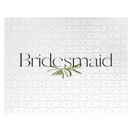 Bridesmaid Olive Branch Jigsaw Puzzles