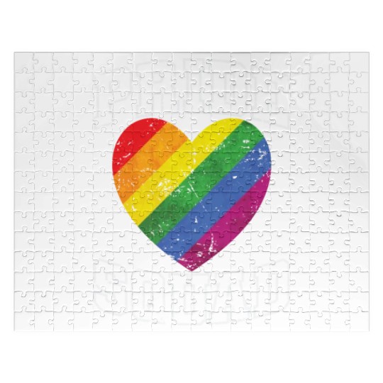 Pride Squad LGBT Tolerance Rainbow Colors Jigsaw Puzzles