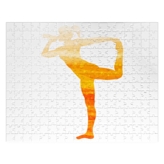 Yoga And Beer On St Patricks Day Jigsaw Puzzles