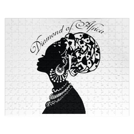 Diamond of Africa black power Jigsaw Puzzles