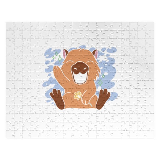 Gardening Capybara Garden Planting Gardener Jigsaw Puzzles