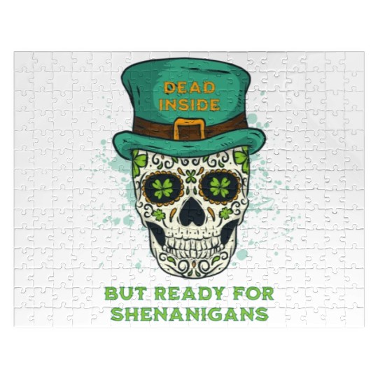 Dead Inside but Ready for Shenanigans Jigsaw Puzzles