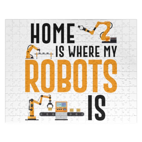 Robot Robotics Engineer Home Is Jigsaw Puzzles