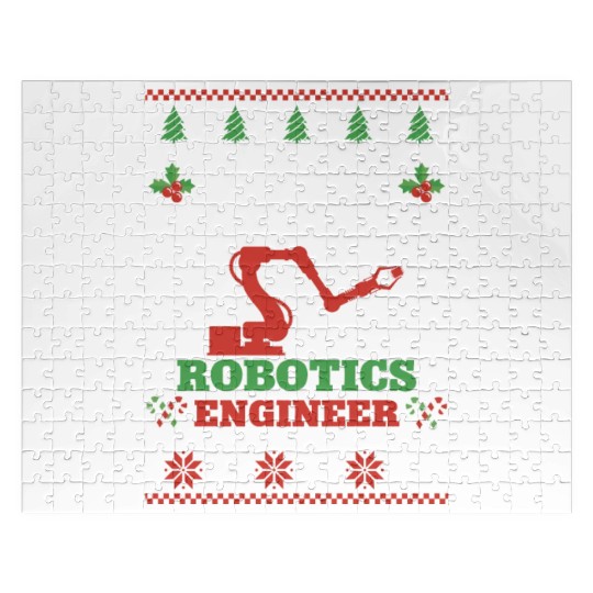 Robot Robotics Engineer Christmas Jigsaw Puzzles
