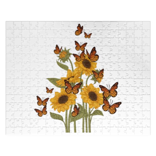 Butterfly Tree Beautiful Animal Butterflies Tree Jigsaw Puzzles