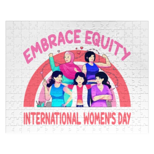International Women's Day Embrace Equity Jigsaw Puzzles